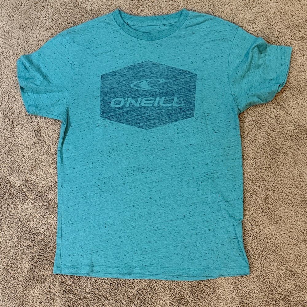 Menβs O'Neill Teal Hexagon Logo Tee